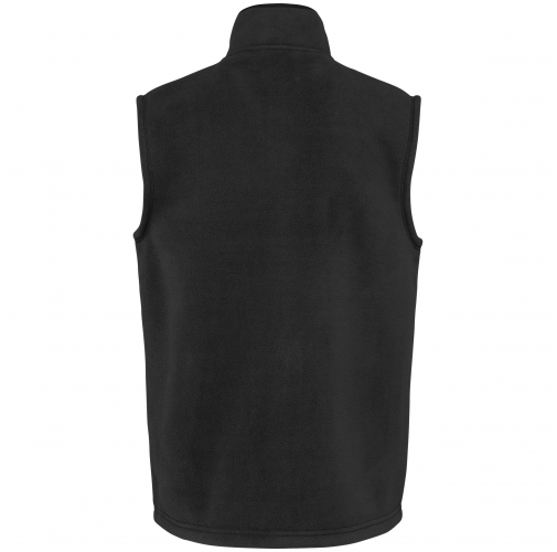 black Chaleco polar con interior de sherpa unisex