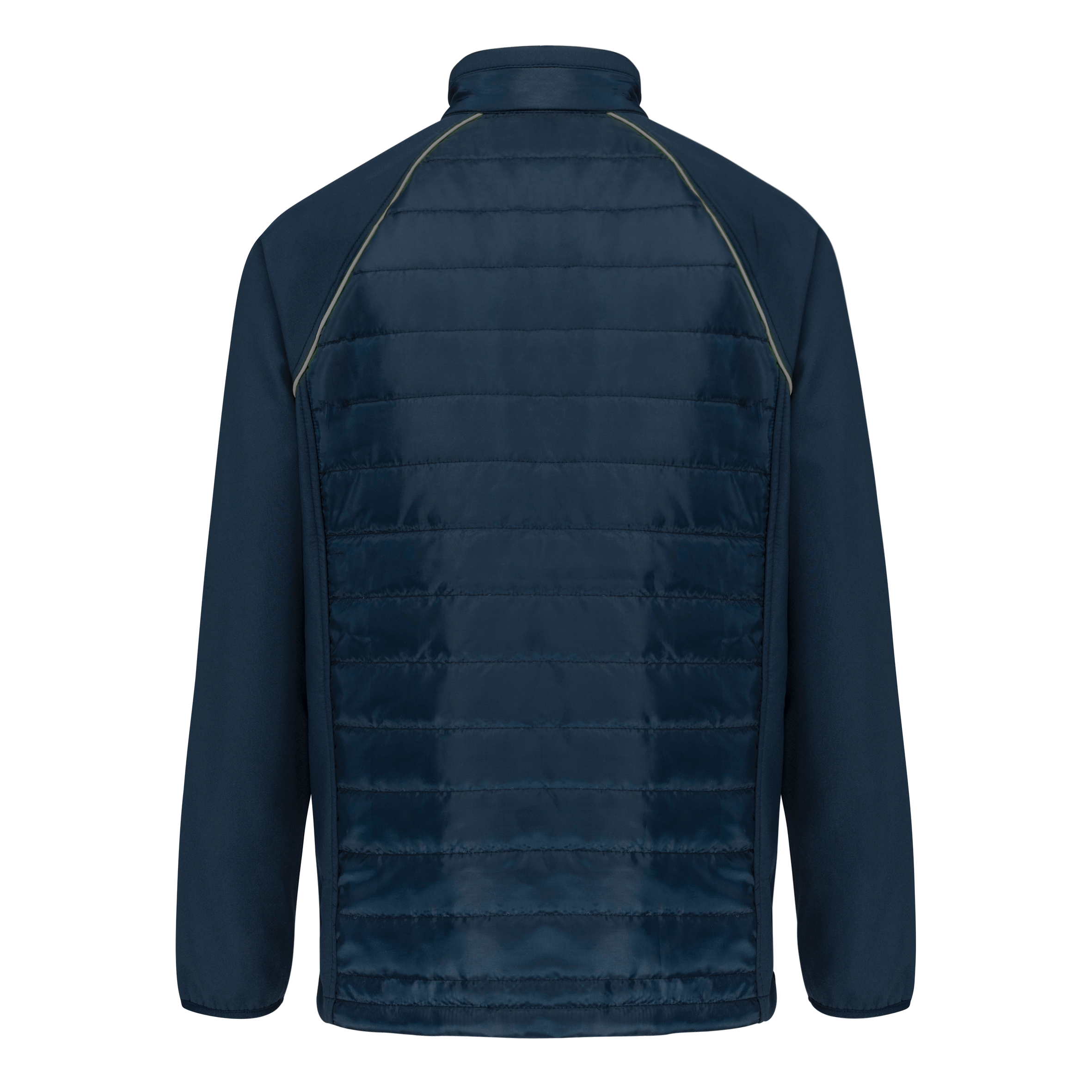 black / kelly green Chaqueta Day To day bimaterial - Unisex