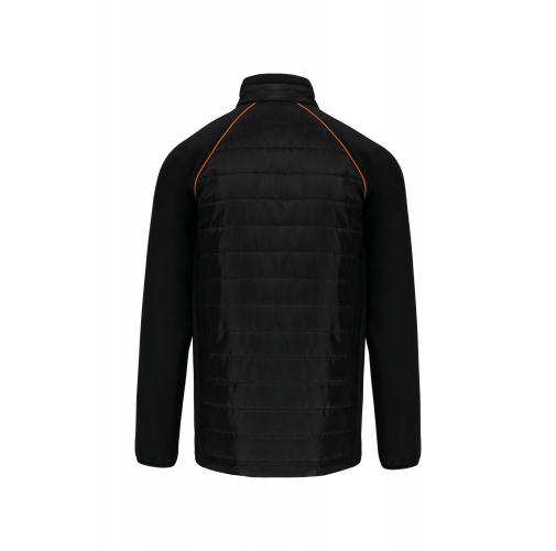 black / orange Chaqueta Day To day bimaterial - Unisex