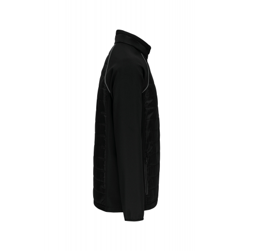 black / silver Chaqueta Day To day bimaterial - Unisex