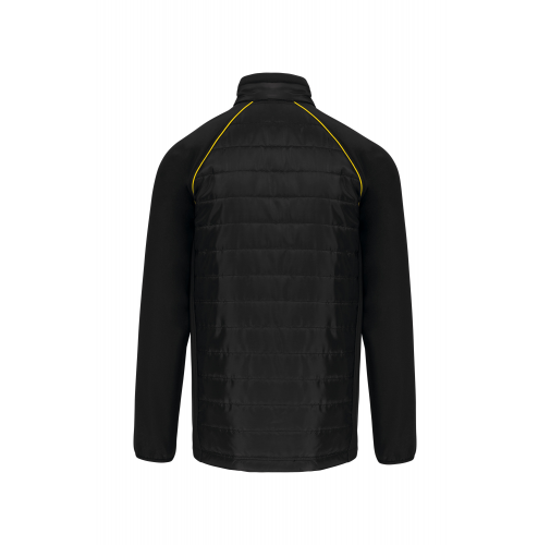 black / yellow Chaqueta Day To day bimaterial - Unisex