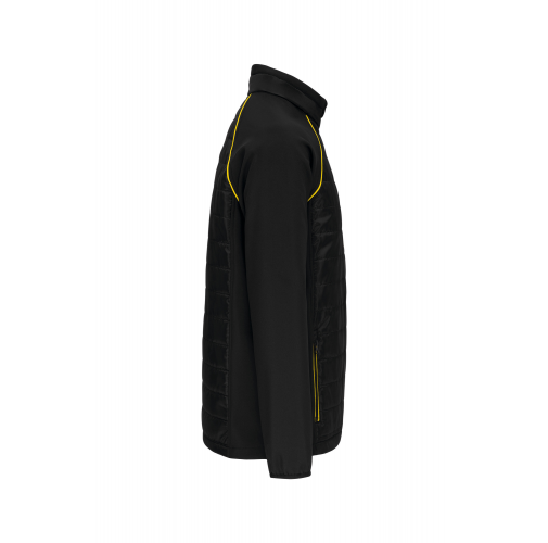 black / yellow Chaqueta Day To day bimaterial - Unisex