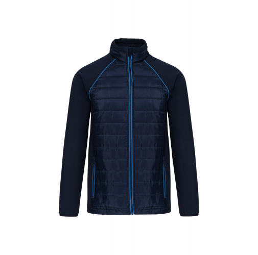 navy / light royal blue Chaqueta Day To day bimaterial - Unisex