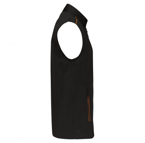 black / orange Chaleco Day To Day hombre