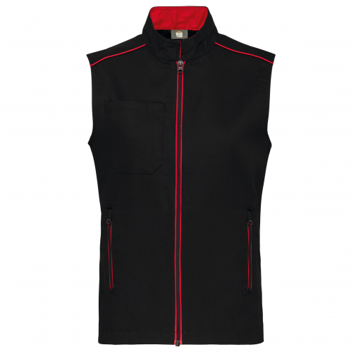 black / red Chaleco Day To Day hombre