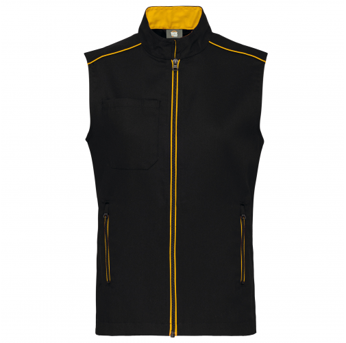 black / yellow Chaleco Day To Day hombre