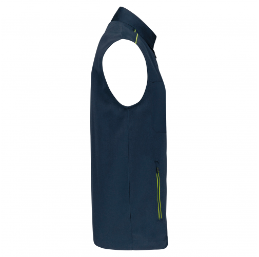 navy / fluorescent yellow Chaleco Day To Day hombre