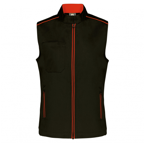 black / red Chaleco Day To Day mujer
