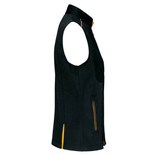 black / yellow Chaleco Day To Day mujer