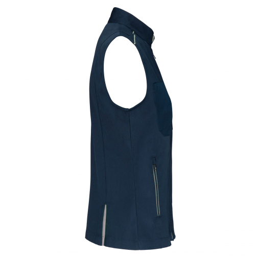 navy / silver Chaleco Day To Day mujer