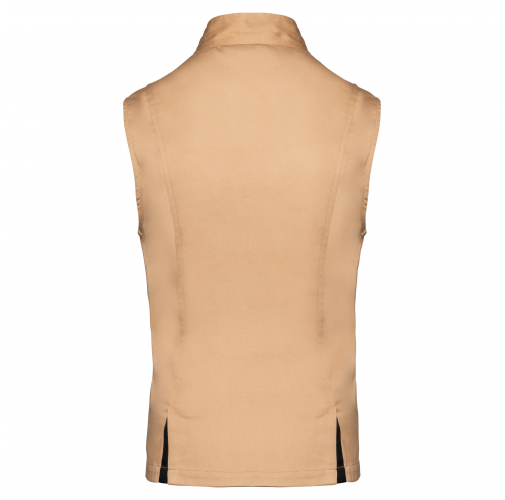 camel / black Chaleco Day To Day mujer