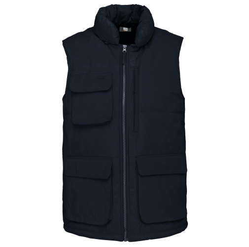 navy Chaleco acolchado