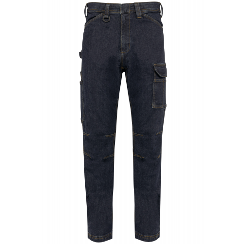 black rinse Vaquero multibolsillos hombre