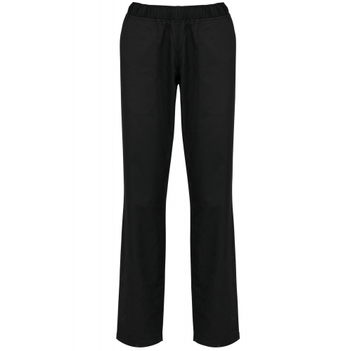 black Pantalón polialgodón mujer