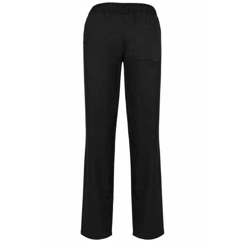 black Pantalón polialgodón mujer
