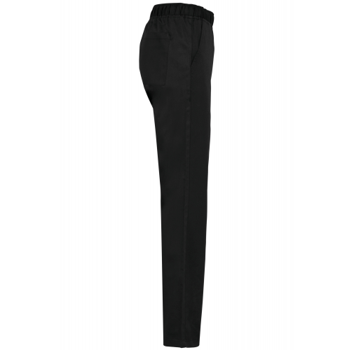 black Pantalón polialgodón mujer