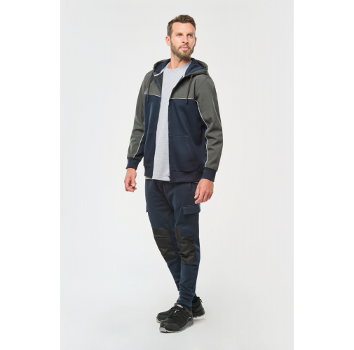 Pantalones cargo de felpa ecorresponsable hombre