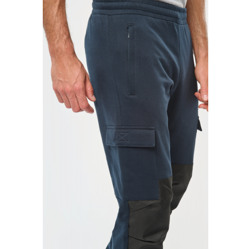 Pantalones cargo de felpa ecorresponsable hombre