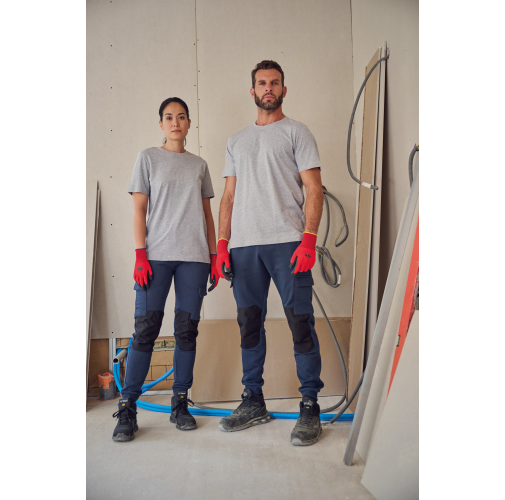 Pantalones cargo de felpa ecorresponsable hombre