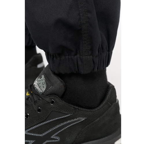 Pantalón cargo unisex con bajo elástico
