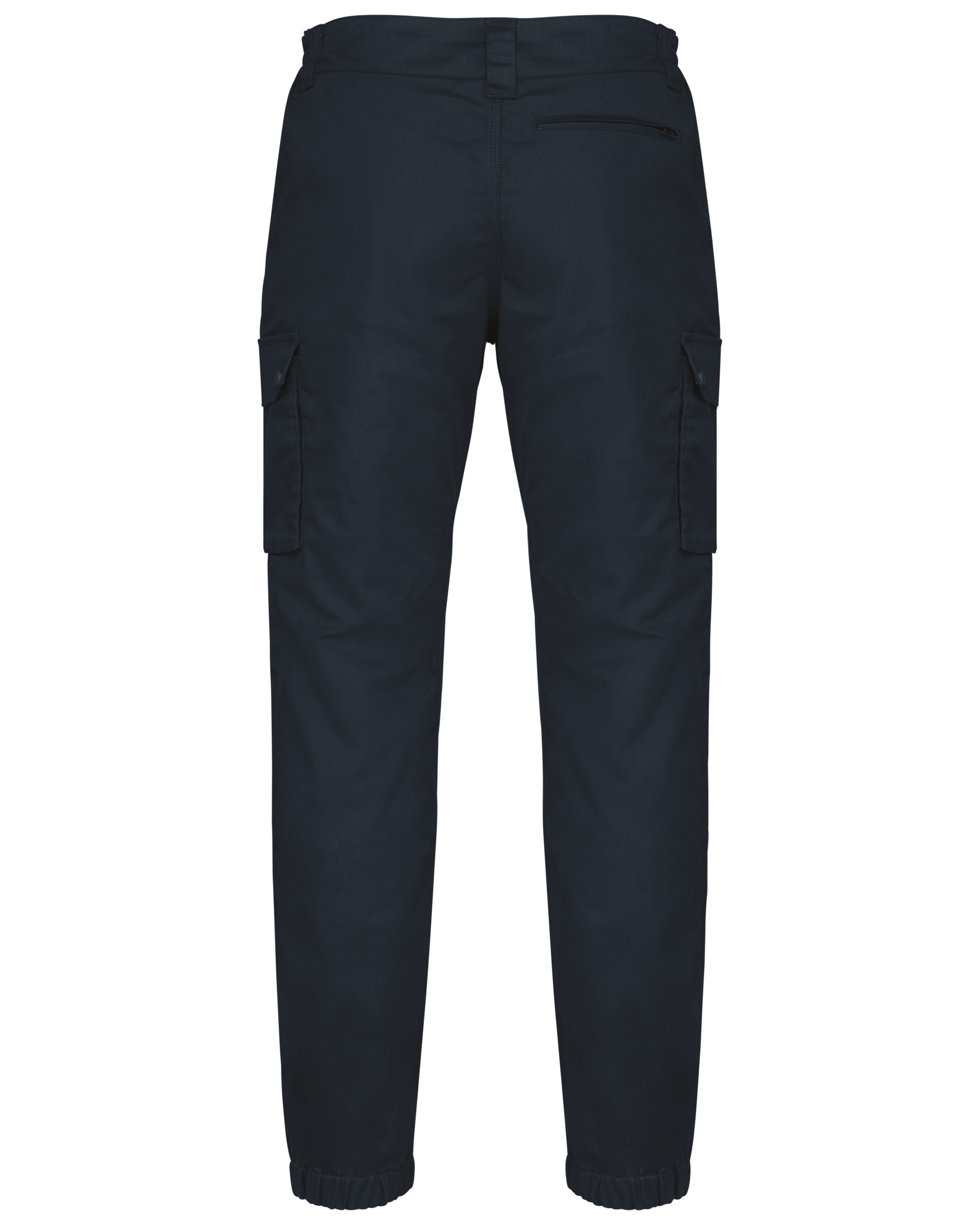 Pantalón cargo unisex con bajo elástico