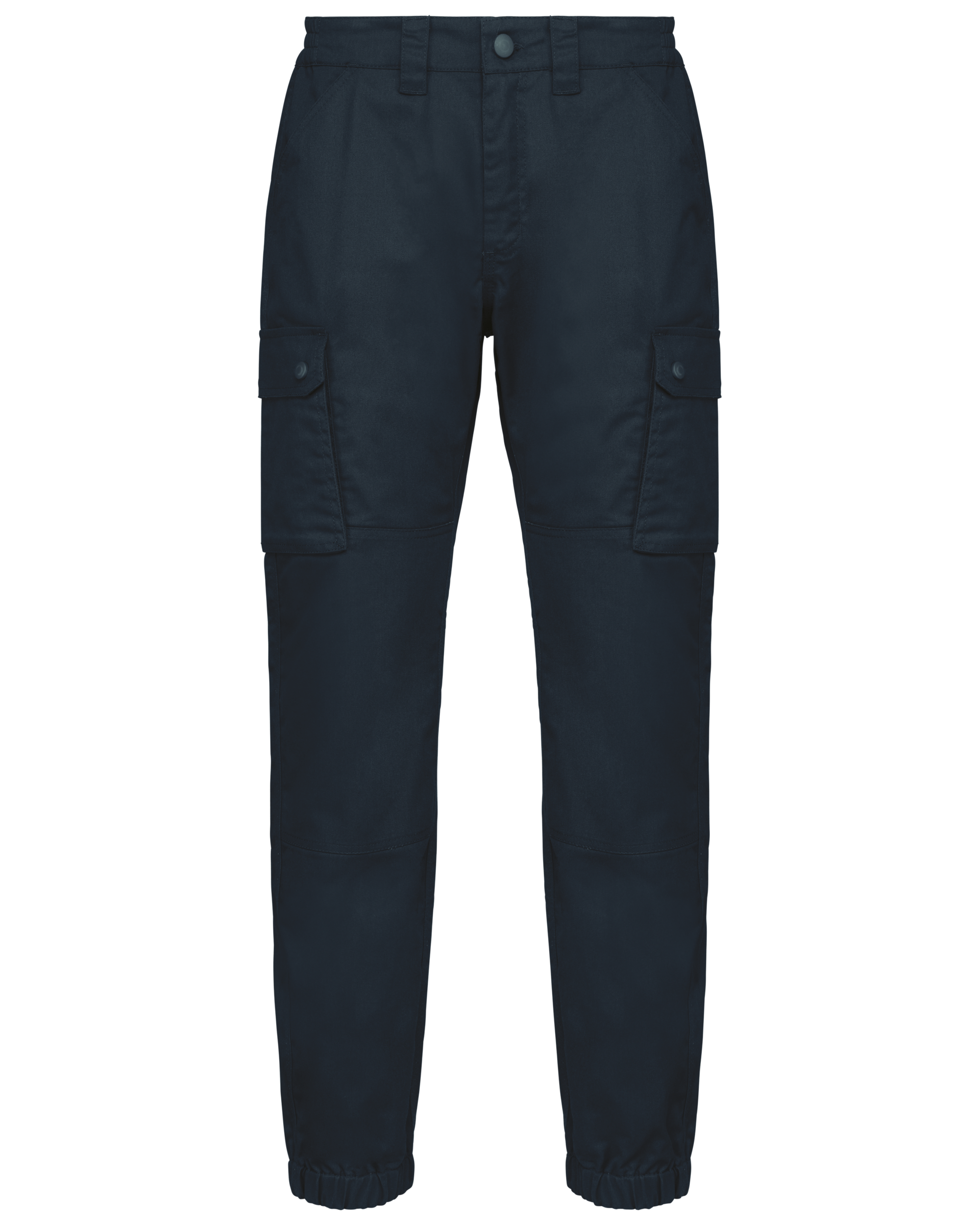 Pantalón cargo unisex con bajo elástico