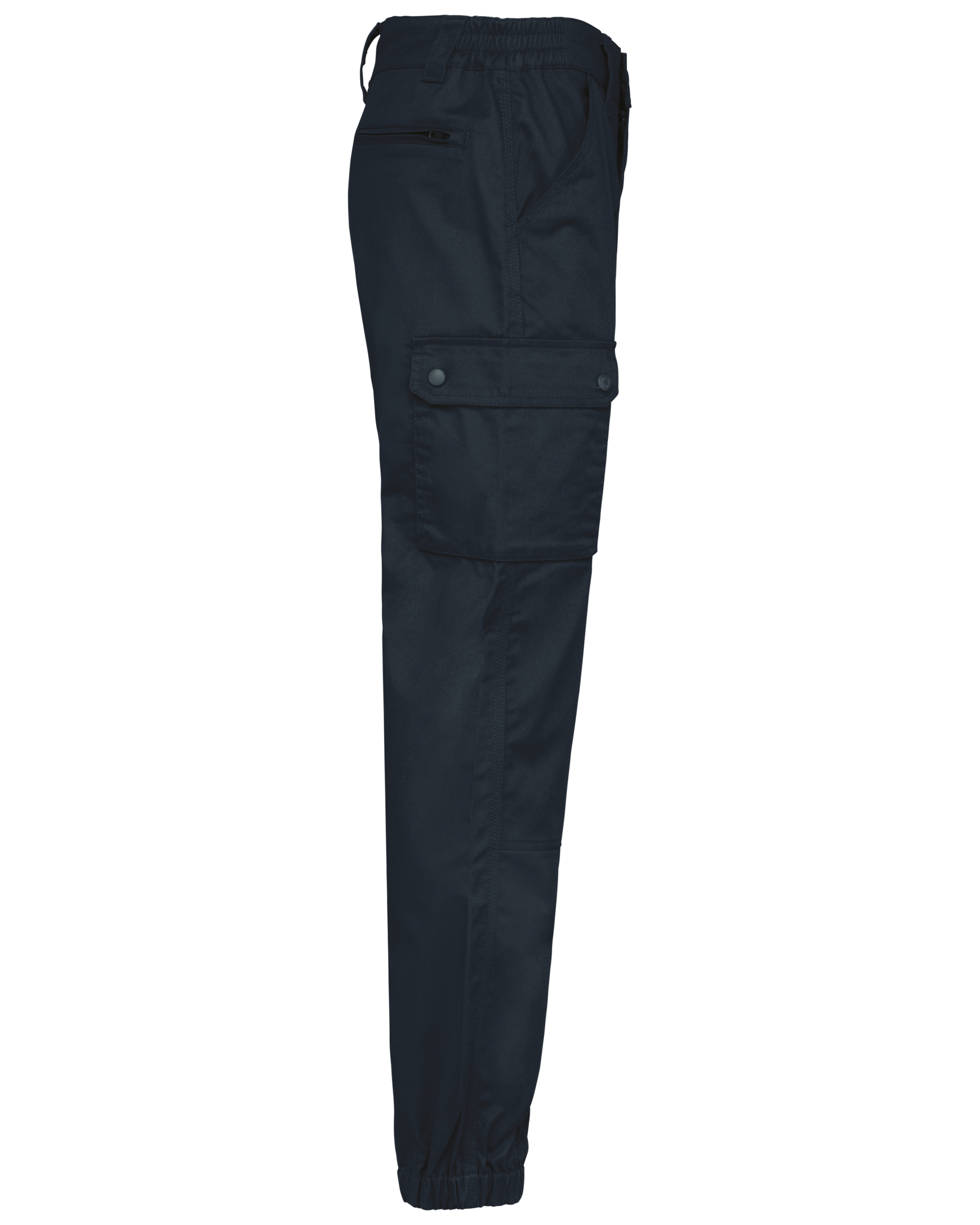 Pantalón cargo unisex con bajo elástico