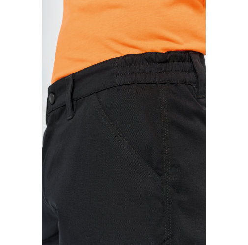 Pantalón cargo unisex con bajo elástico