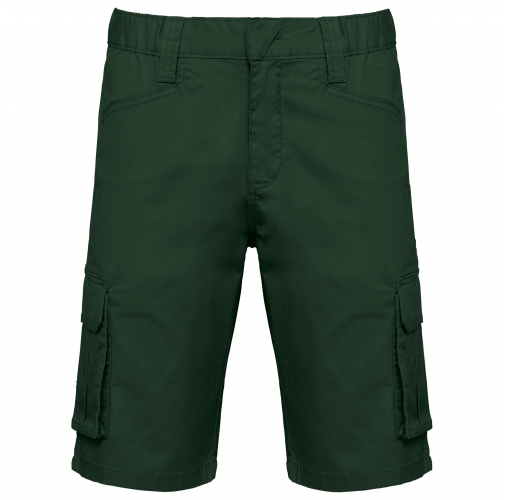 forest green Bermuda multibolsillos ecorresponsable hombre