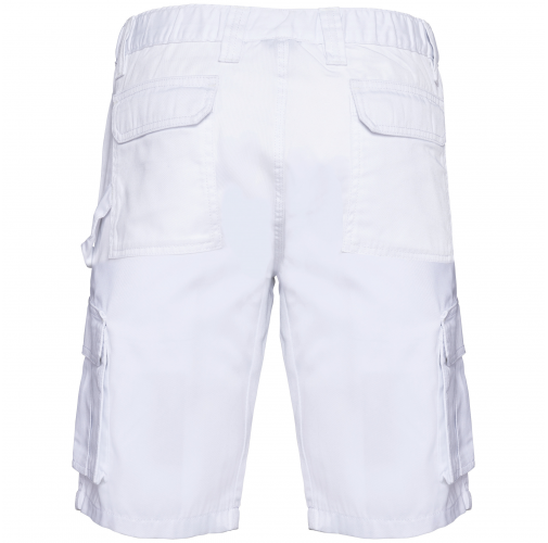 white Bermuda multibolsillos ecorresponsable hombre
