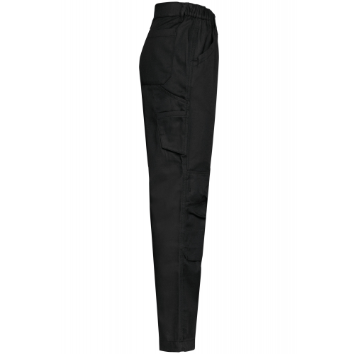 black Pantalón de trabajo multibolsillos hombre