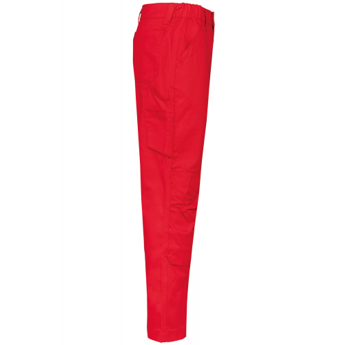 red Pantalón de trabajo multibolsillos hombre
