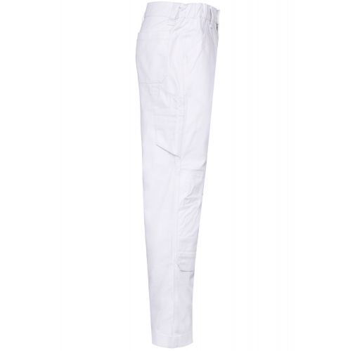 white Pantalón de trabajo multibolsillos hombre