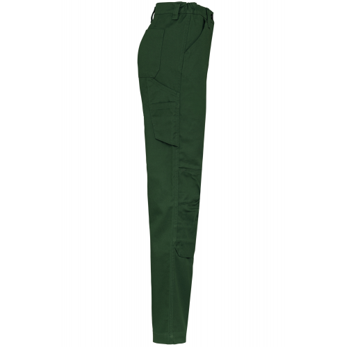 forest green Pantalón de trabajo multibolsillos mujer