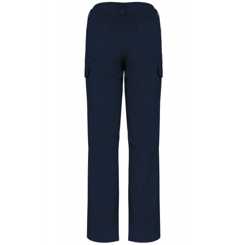 navy Pantalón de trabajo multibolsillos mujer
