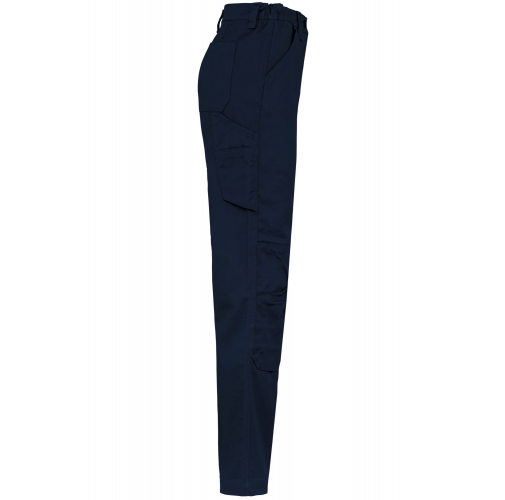 navy Pantalón de trabajo multibolsillos mujer