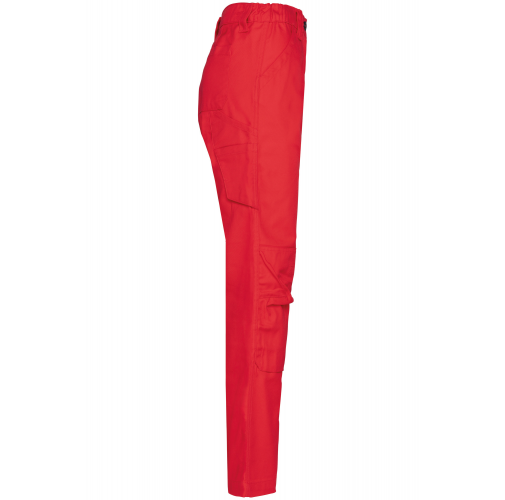 red Pantalón de trabajo multibolsillos mujer