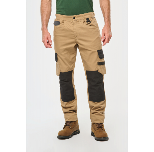 Pantalón de trabajo bicolor hombre