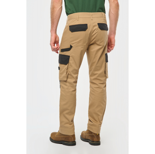 Pantalón de trabajo bicolor hombre