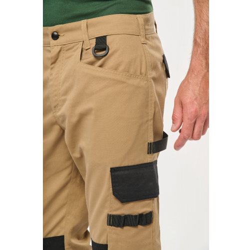 Pantalón de trabajo bicolor hombre