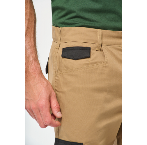 Pantalón de trabajo bicolor hombre