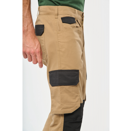 Pantalón de trabajo bicolor hombre