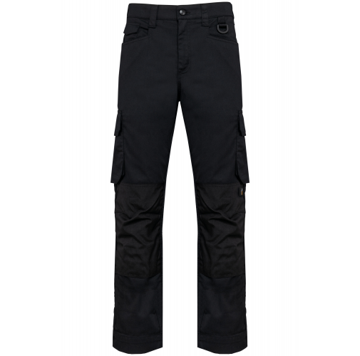 black Pantalón de trabajo bicolor hombre