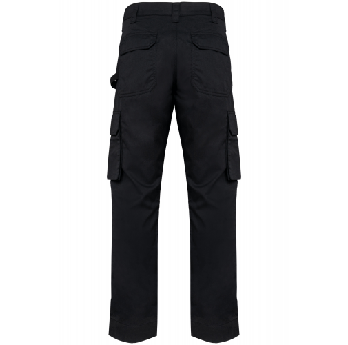 black Pantalón de trabajo bicolor hombre