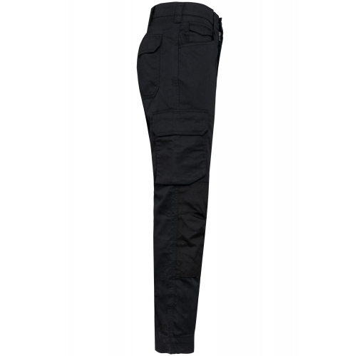 black Pantalón de trabajo bicolor hombre