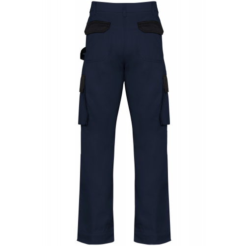 navy / black Pantalón de trabajo bicolor hombre