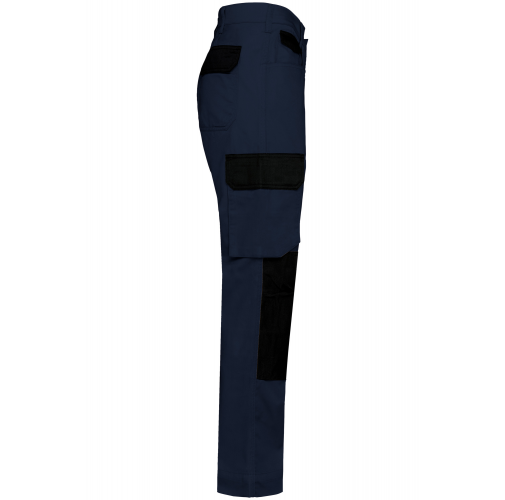 navy / black Pantalón de trabajo bicolor hombre