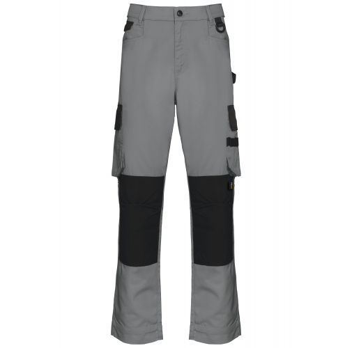 silver / black Pantalón de trabajo bicolor hombre