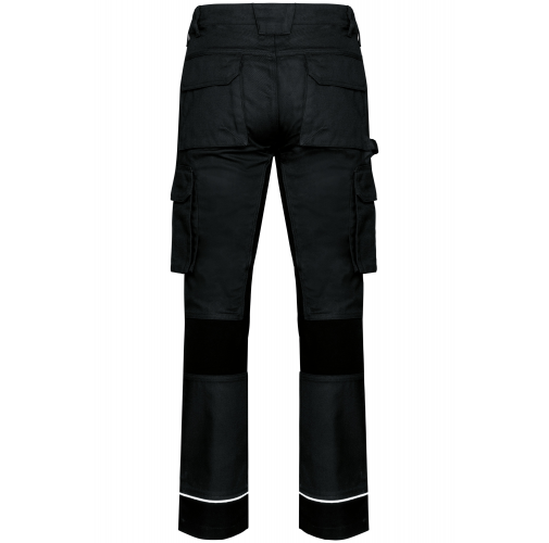 black Pantalón de trabajo performance reciclado hombre