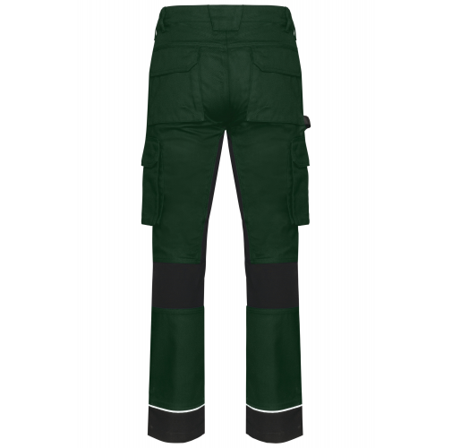 forest green / black Pantalón de trabajo performance reciclado hombre